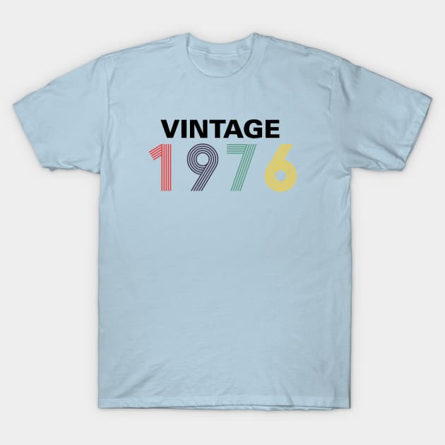 Vintage 1976 Birthday Gift T-Shirt by Salt88